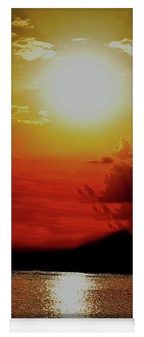 Nature Yoga Mat featuring the photograph Golden Dream by Leonida Arte