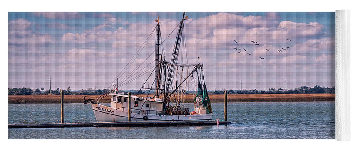  Yoga Mat featuring the photograph Golden Isles Marine PhotoArt by DB Hayes