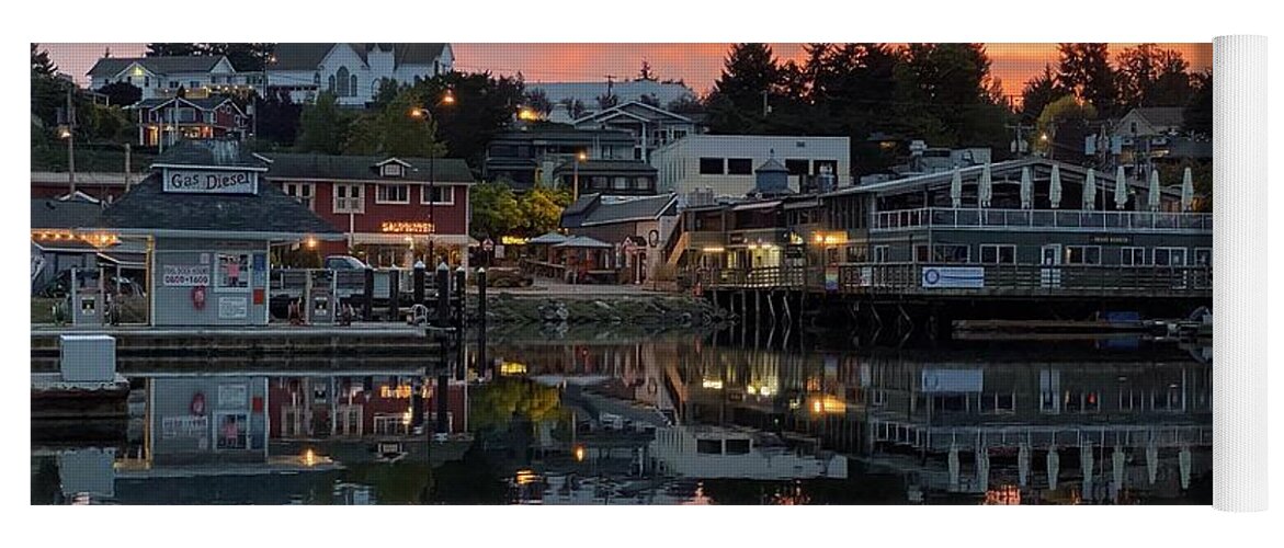 Sunrise Yoga Mat featuring the photograph Good Morning Poulsbo by Jerry Abbott