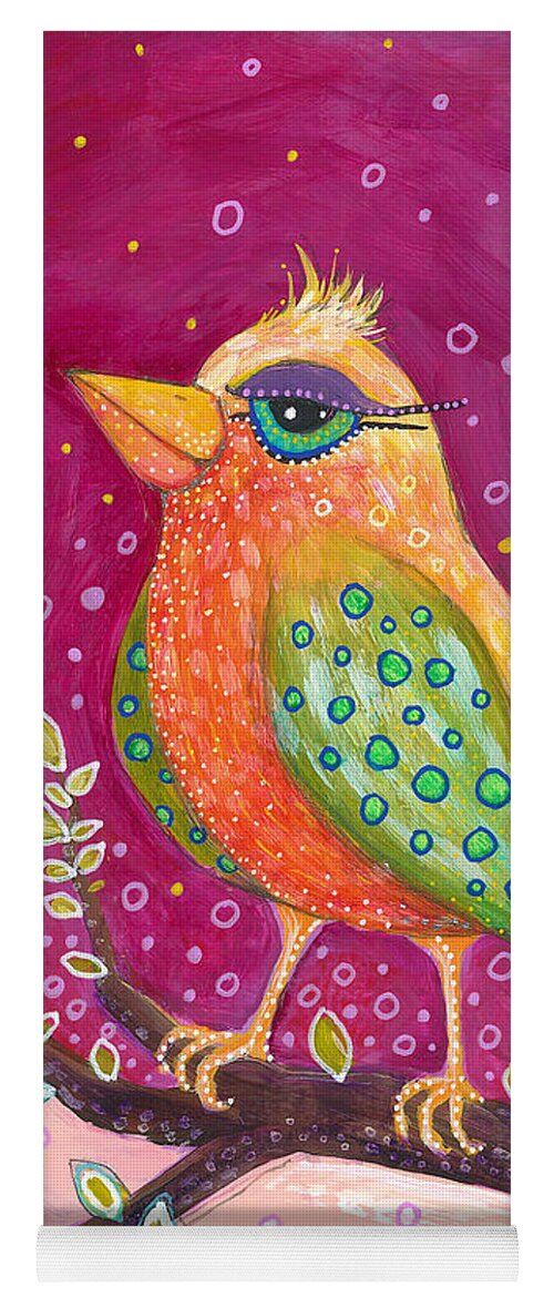 Bird Painting Yoga Mat featuring the painting Good Morning Sunshine by Tanielle Childers