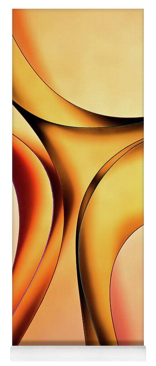 Paper Yoga Mat featuring the photograph Graceful - Paper Abstract by Elvira Peretsman