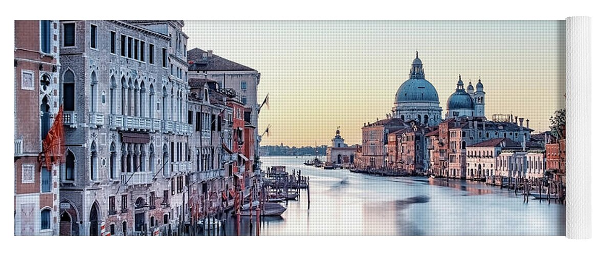 Italy Yoga Mat featuring the photograph Grand Canal by Manjik Pictures