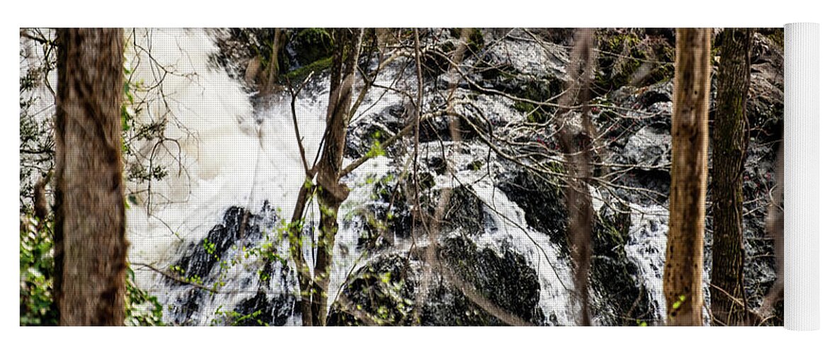 Great Falls Yoga Mat featuring the photograph Great Falls - Rockingham 01 by Flees Photos