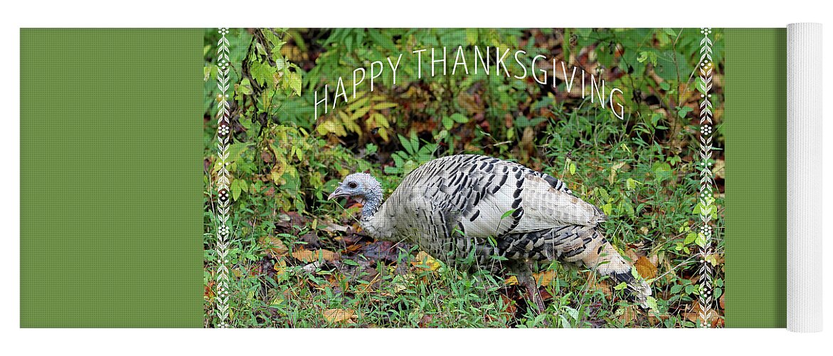 Tennessee Yoga Mat featuring the photograph Happy Thanksgiving by Jennifer Robin