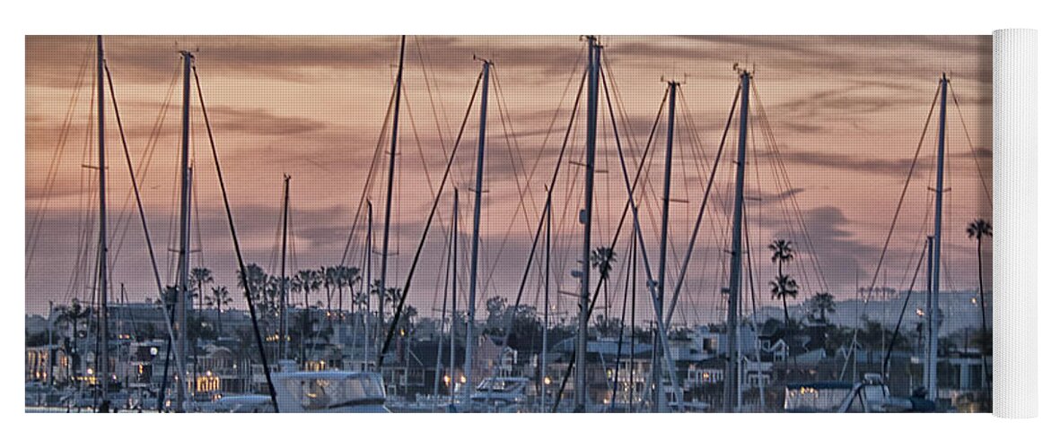 Boats Yoga Mat featuring the photograph Harbor Life by Tom Kelly