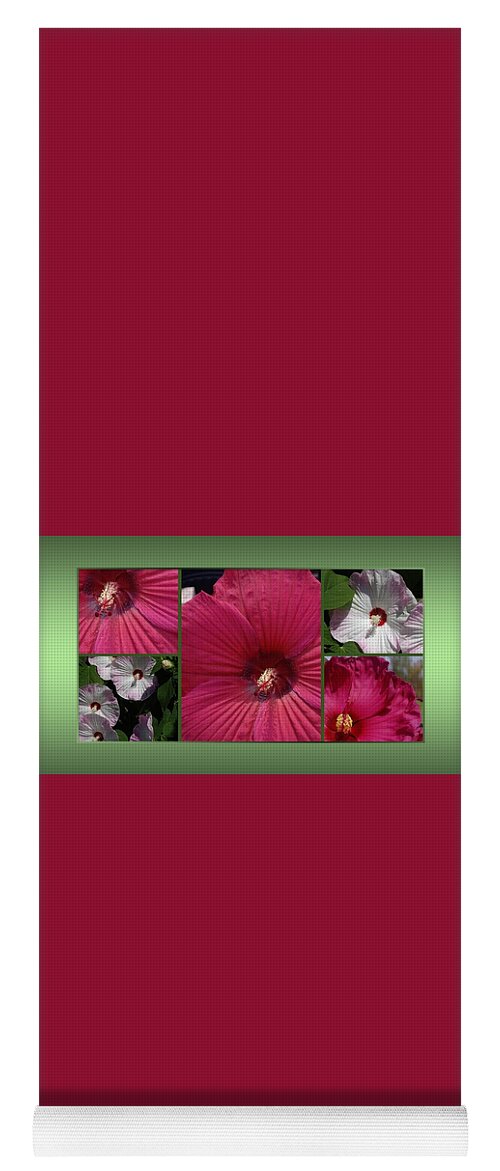 Hibiscus Yoga Mat featuring the photograph Hardy Hibiscus by Nancy Ayanna Wyatt