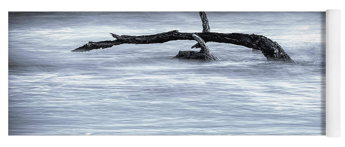 Nature Yoga Mat featuring the photograph Harmonious Driftwood II by DB Hayes