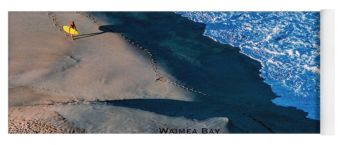 Hawaii Yoga Mat featuring the photograph Hawaii 36, Waimea Bay by John Seaton Callahan
