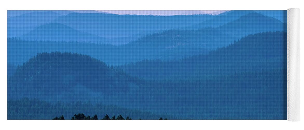 Mount Shasta Yoga Mat featuring the photograph Hazy Mountain Hills by Christopher Johnson