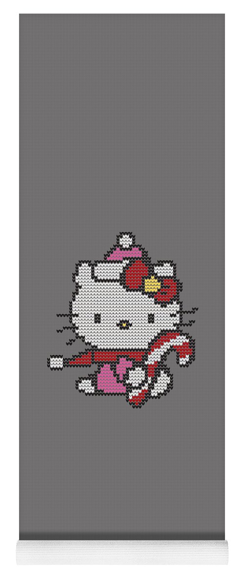 Hello Kitty Yoga Mat by Jamalia Lailasari - Pixels