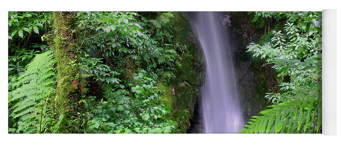 Waterfalls Yoga Mat featuring the photograph Hidden Falls - New Zealand by Kenneth Lane Smith