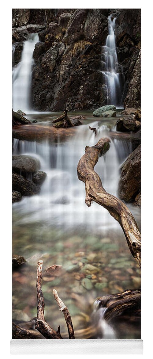 Waterfall Yoga Mat featuring the photograph Hidden Waterfall by Anita Nicholson