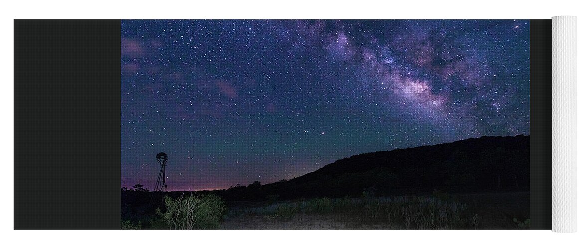2018 Yoga Mat featuring the photograph Hill Country Milky Way by Erin K Images