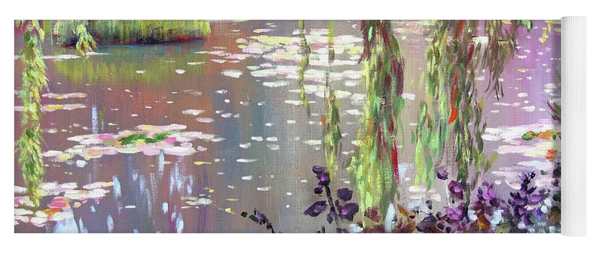 Impressionism Yoga Mat featuring the painting Homage to Monet by David Lloyd Glover
