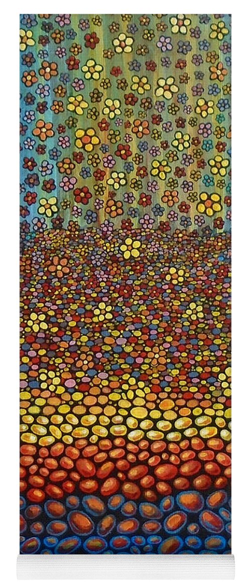 Hope Yoga Mat featuring the painting Hope Rises by Mindy Huntress