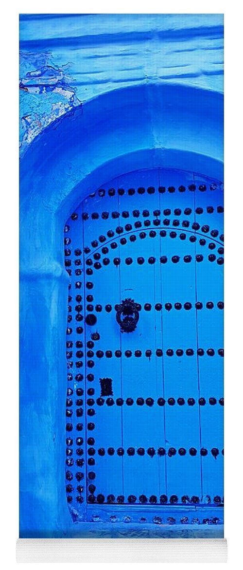Blue Yoga Mat featuring the photograph Icy Blue by Andrea Whitaker