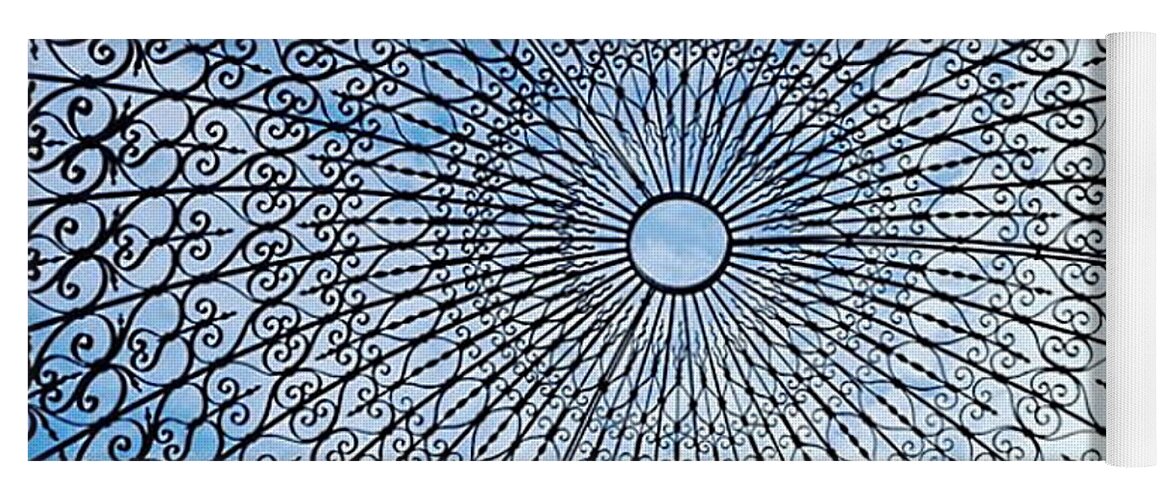 Iron Yoga Mat featuring the photograph Iron Lace Dome by Vicki Noble