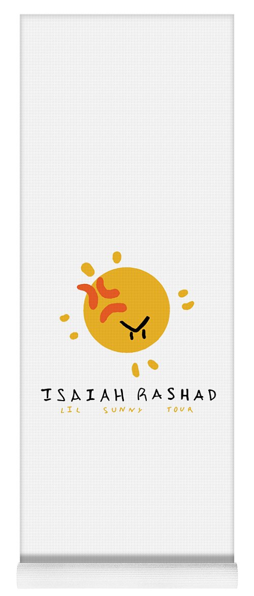 Isaiah Rashad Lil Sunny Tour Yoga Mat by Alesha Sonia - Pixels