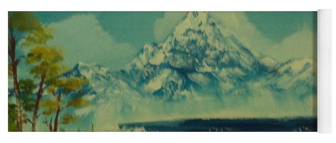 Mountain Yoga Mat featuring the painting Island Oasis Painting # 283 by Donald Northup
