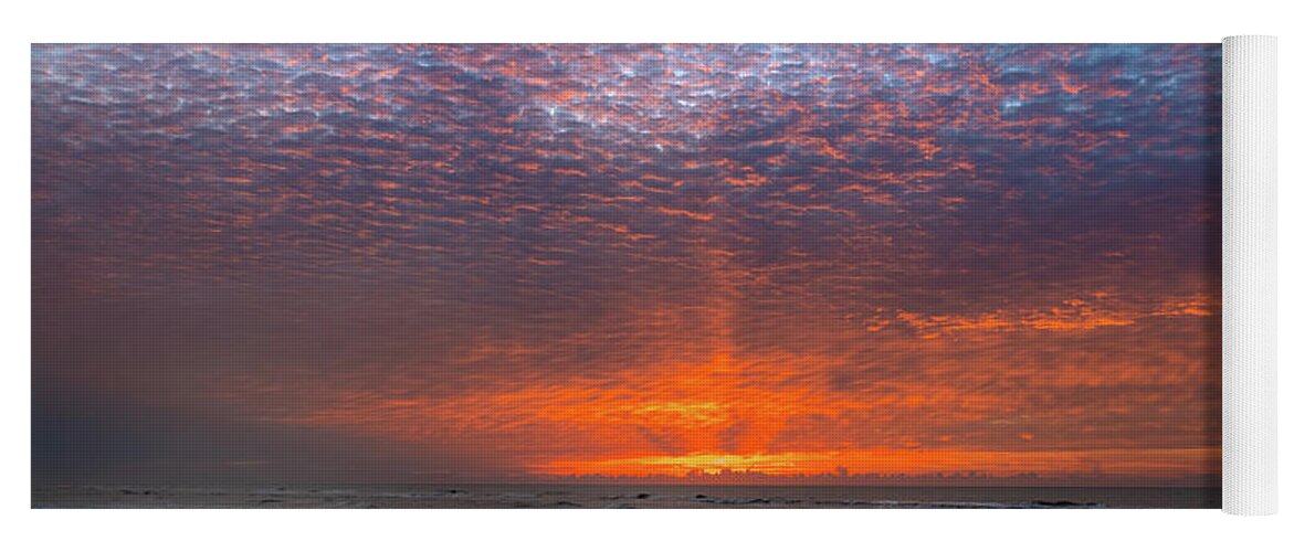 Sunrise Yoga Mat featuring the photograph Isle of Palms Sunrise by Jim Miller
