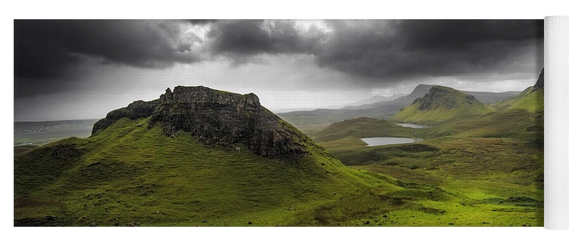 Landscape Yoga Mat featuring the photograph Isle of Skye -Quiraing by Philippe Sainte-Laudy