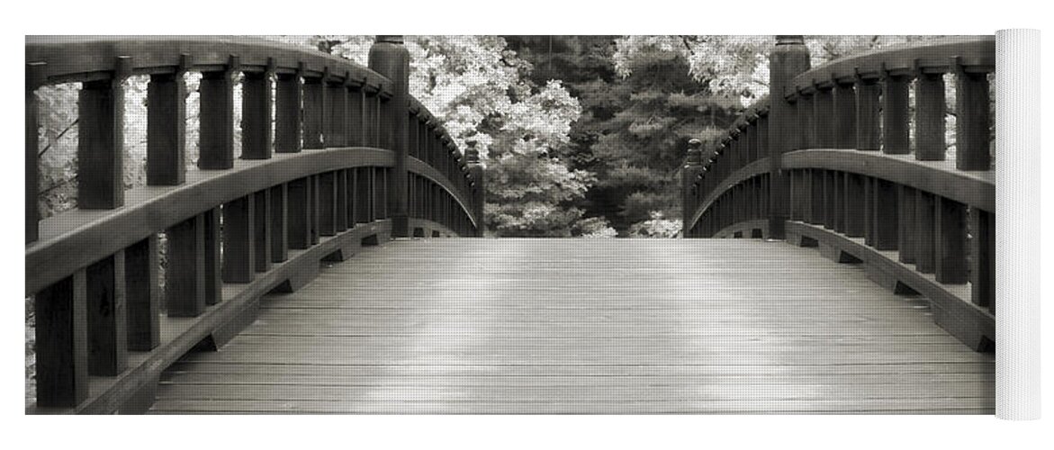 3scape Yoga Mat featuring the photograph Japanese Dream Infrared by Adam Romanowicz