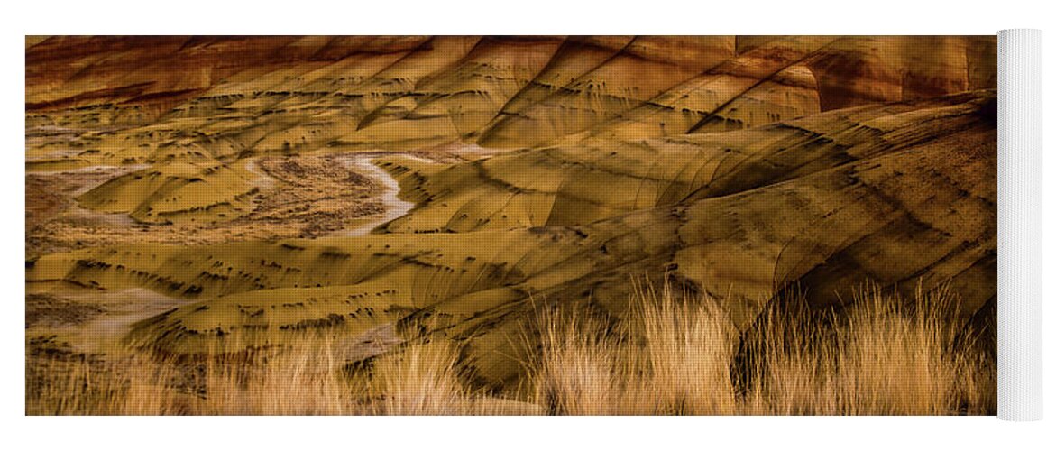 John Day Fossil Beds Yoga Mat featuring the photograph John Day National Monument 3 by Sally Bauer