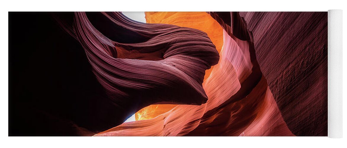 Arizona Yoga Mat featuring the photograph Lady In The Wind 2020 by Robert Fawcett