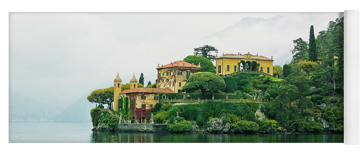 Italy Yoga Mat featuring the photograph Lake Como Alt by Belinda Greb