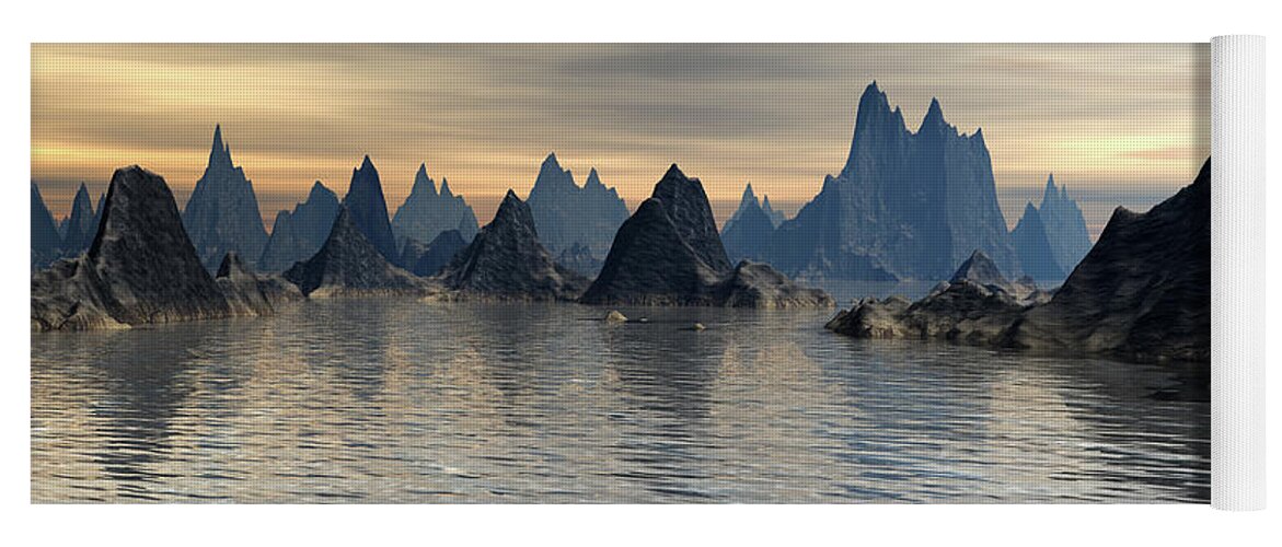 Mystery Yoga Mat featuring the photograph Land of Mountains And Mystery by Phil Perkins