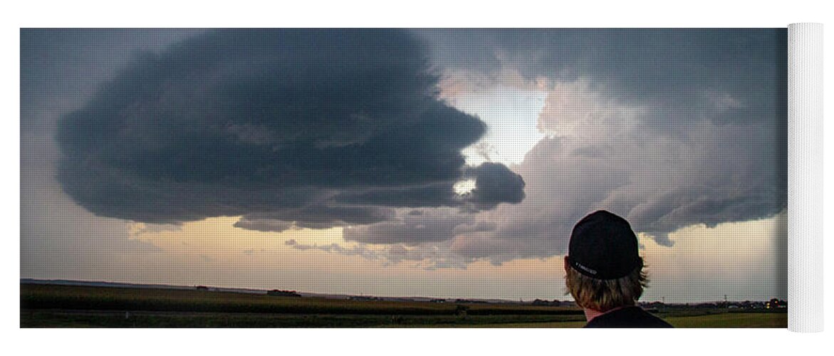 Nebraskasc Yoga Mat featuring the photograph Last Storm Chase of the Year 029 by Dale Kaminski