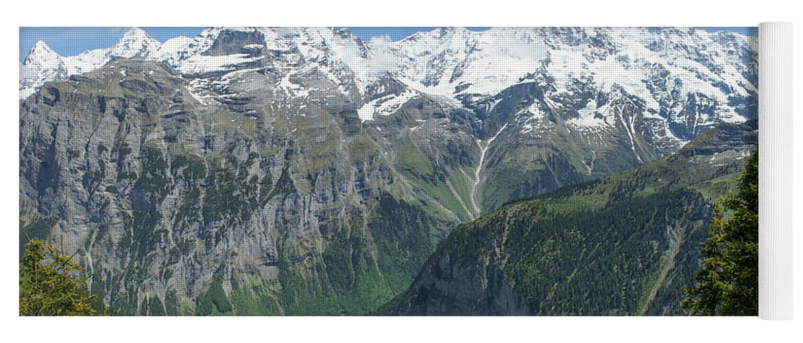 Famous Place Yoga Mat featuring the photograph Lauterbrunnen Valley by Brian Kamprath