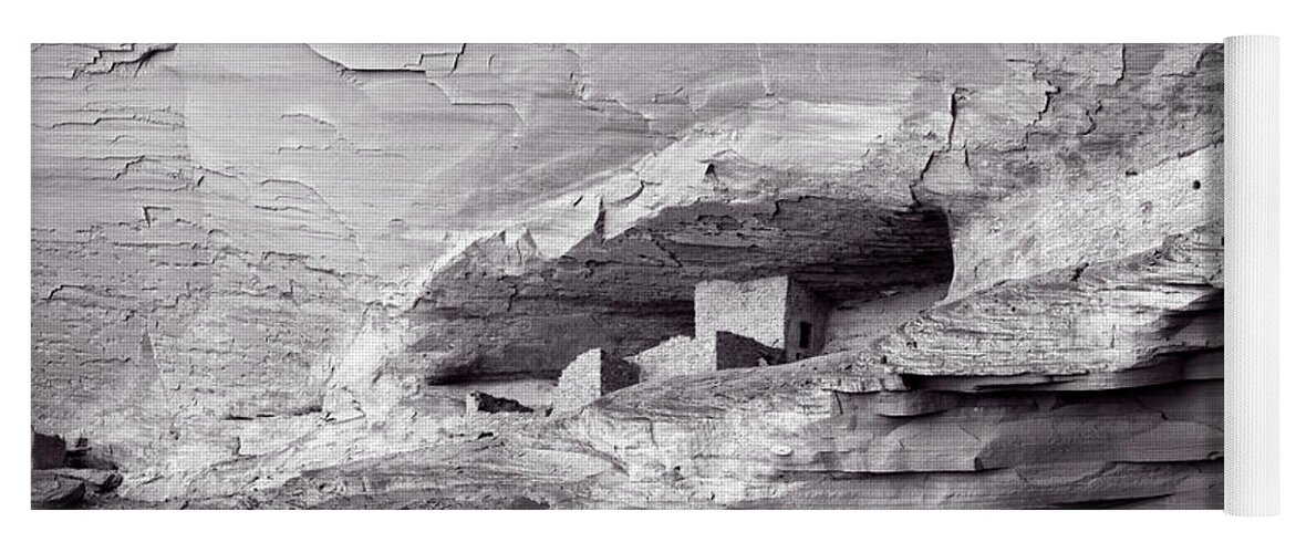 Canyon De Chelly Yoga Mat featuring the photograph Ledge Ruin Arizona by Jeff White