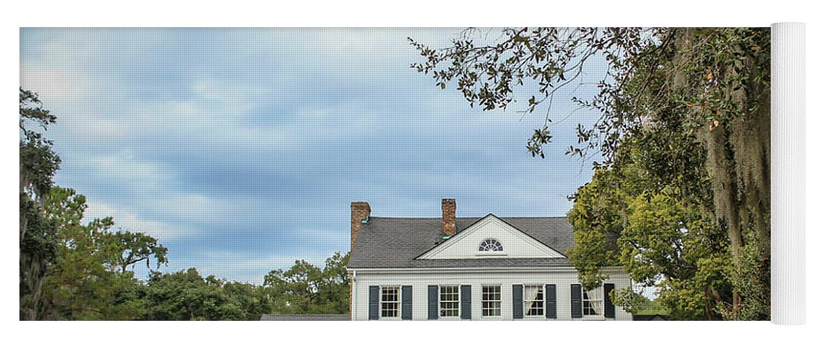 Charleston Yoga Mat featuring the photograph Legare Waring House by Cindy Robinson