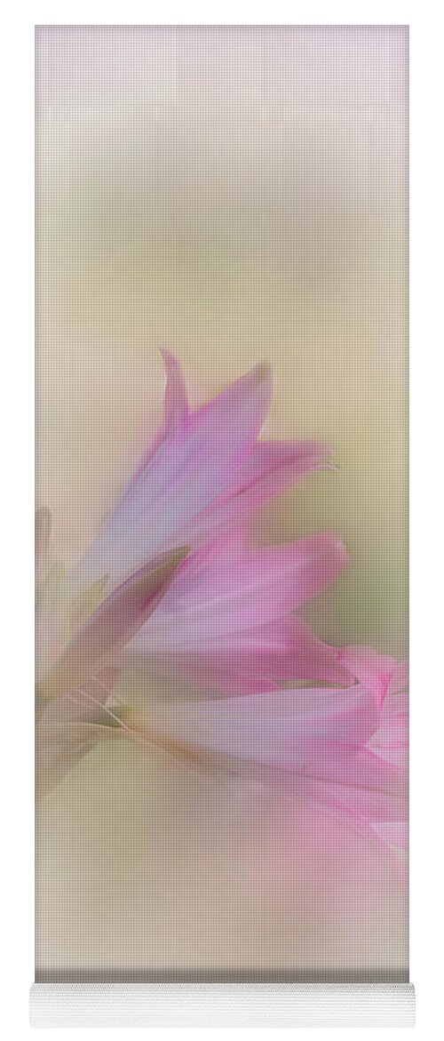 Lily Yoga Mat featuring the photograph Easter Lily in Pastel by Elaine Teague