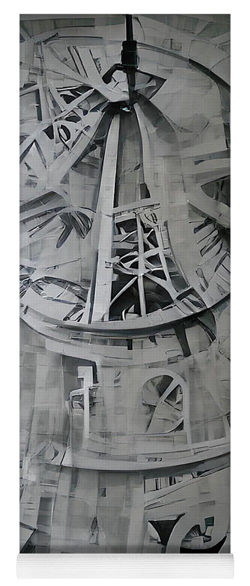 Richard Reeve Yoga Mat featuring the digital art Like Clockwork by Richard Reeve