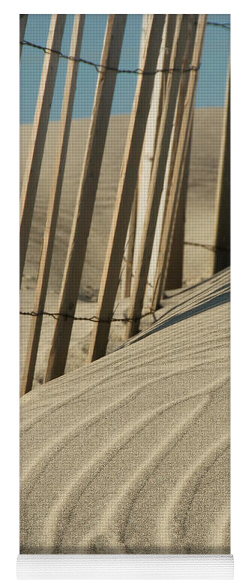Lines Yoga Mat featuring the photograph Lines in the Sand by Melissa Southern