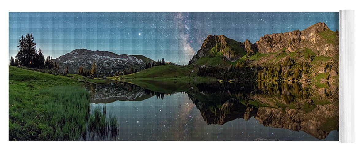 Mountains Yoga Mat featuring the photograph Linger Longer by Ralf Rohner