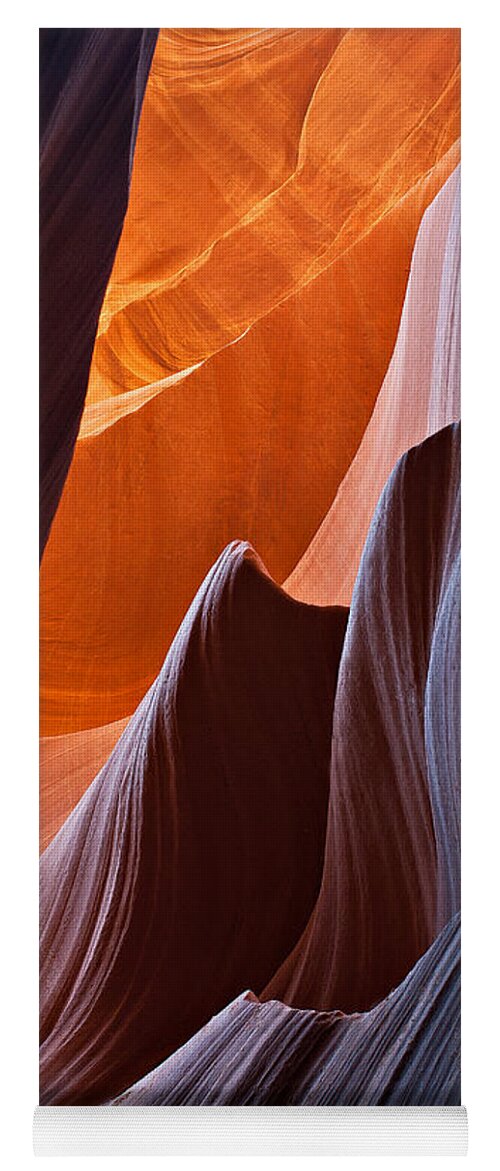 Antelope Canyon Yoga Mat featuring the photograph Little Wave by Peter Boehringer