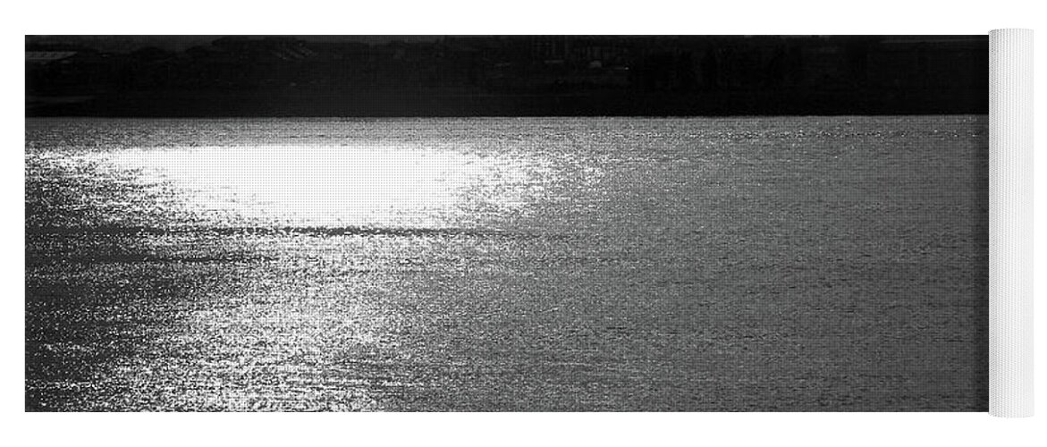 Liverpool Yoga Mat featuring the photograph LIVERPOOL. River Mersey. Sunlight. by Lachlan Main