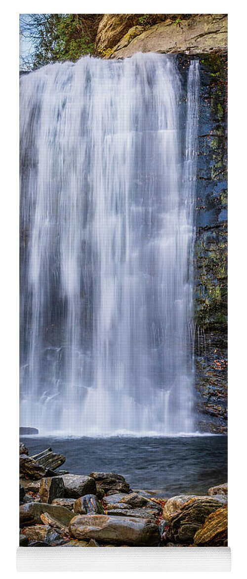2022 Yoga Mat featuring the photograph Looking Glass Falls by Charles Hite
