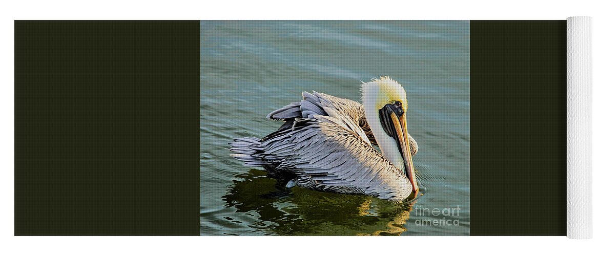 Pelican Yoga Mat featuring the photograph Love Glows by Joanne Carey