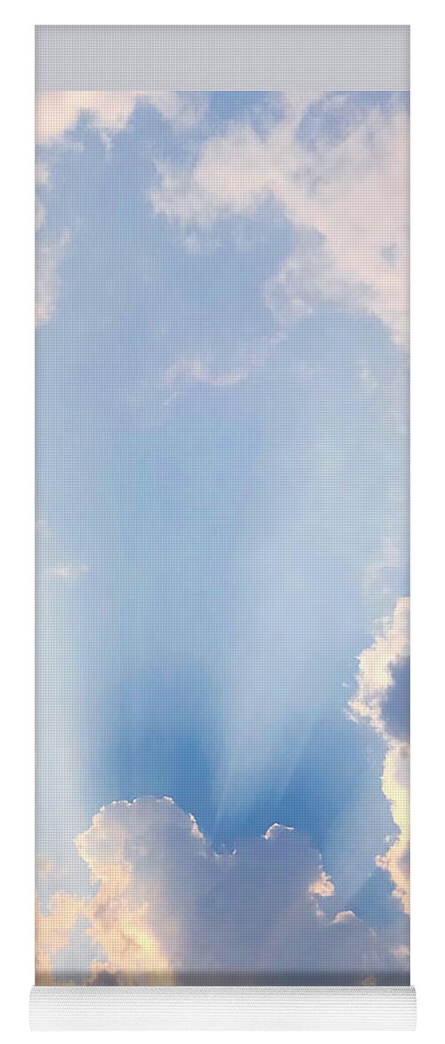Clouds Yoga Mat featuring the photograph Love in the Clouds #3 by Dorrene BrownButterfield