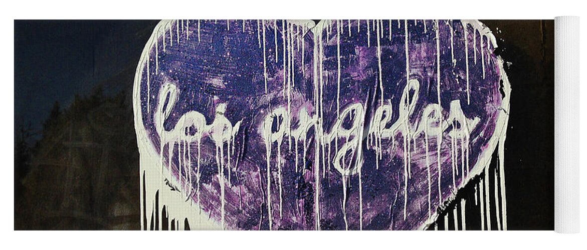 Los Angeles Yoga Mat featuring the photograph Love Los Angeles by Chris Goldberg