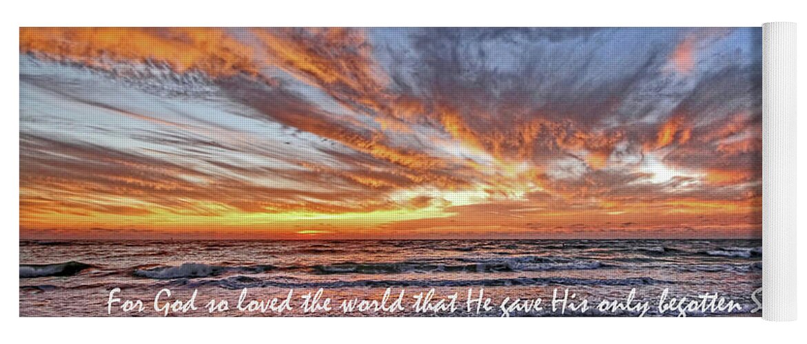 Scripture Yoga Mat featuring the photograph Love Personified by HH Photography of Florida