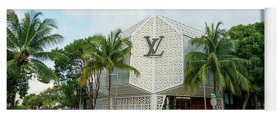 LV Louis Vuitton Design District Miami Yoga Mat by Felix Mizioznikov -  Pixels