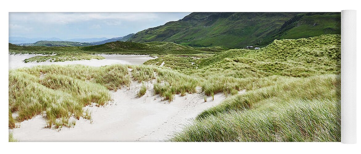 Beaches Of The World By Lexa Harpell Yoga Mat featuring the photograph Maghera Beach Sand Dunes Ireland by Lexa Harpell