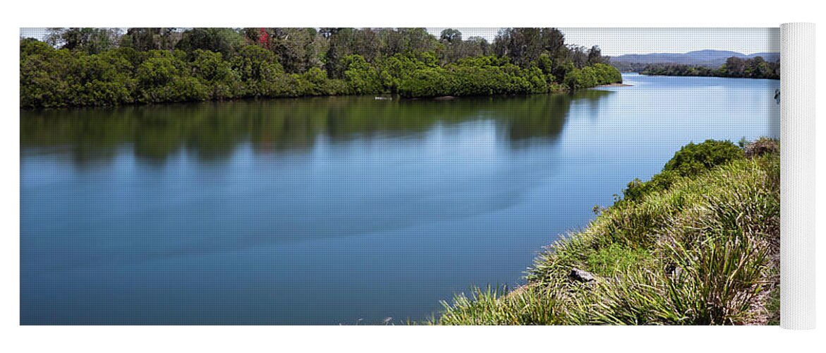 Manning River Taree Yoga Mat featuring the digital art Manning River Taree 999371 by Kevin Chippindall