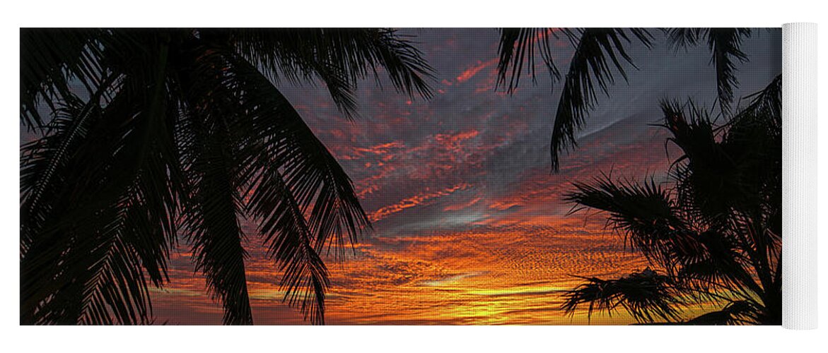 Marco Island Sunrise Yoga Mat featuring the photograph Marco Island Sunrise 2022 by Joey Waves