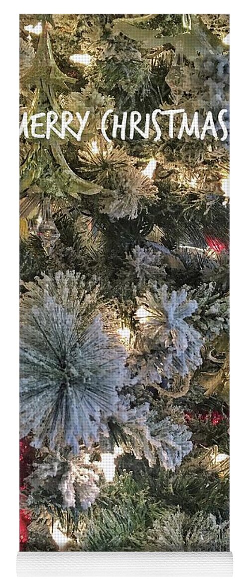 Christmas Yoga Mat featuring the photograph Merry Christmas #3 by Jerry Abbott